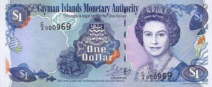 Dolar-Kepulauan-Cayman mata uang seluruh dunia